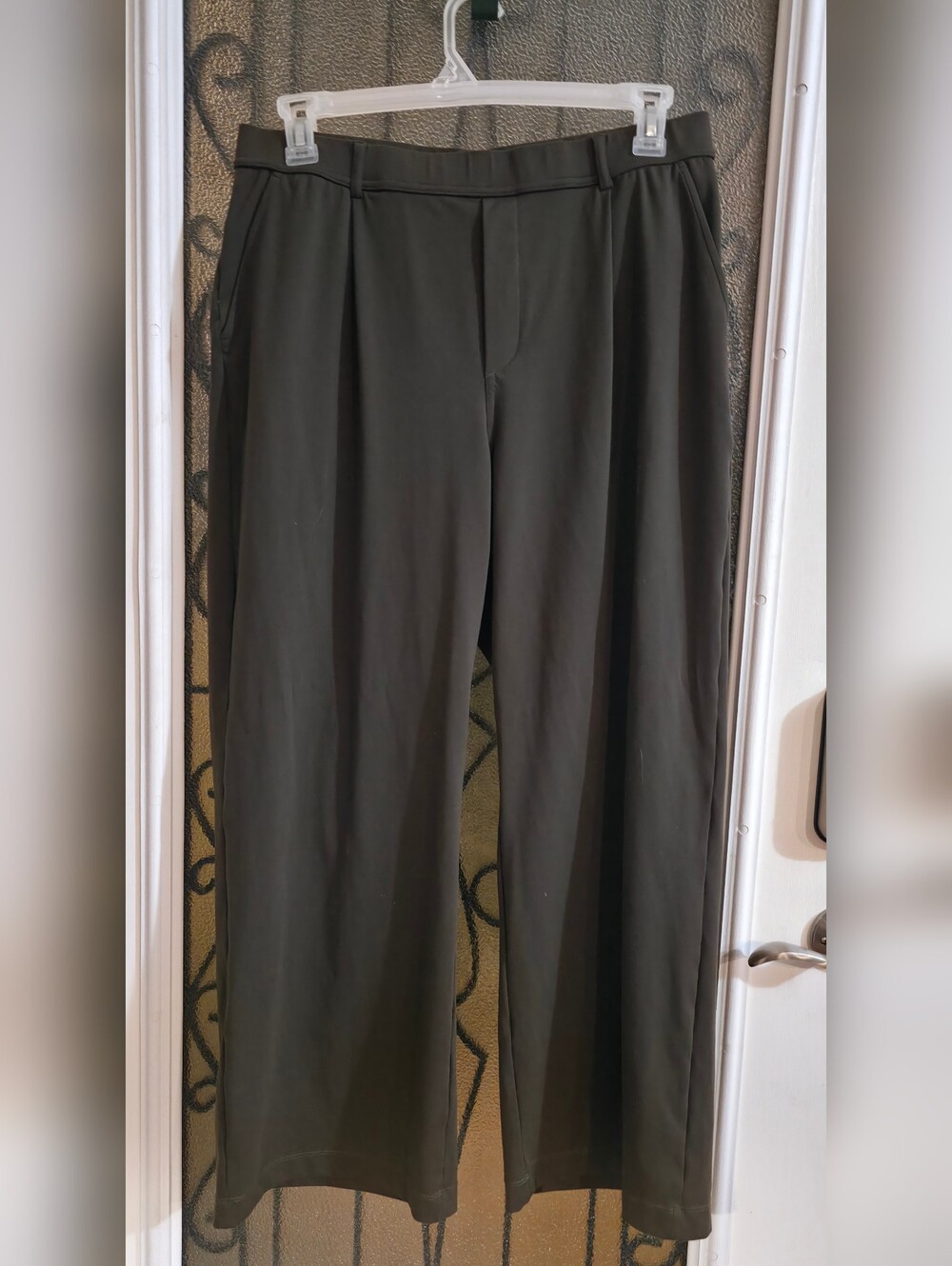 HALARA Forest Green Dress Trousers - Tailored Straight Leg